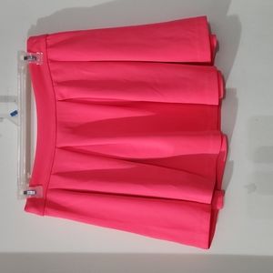 Hot Pink Skater Mini Skirt